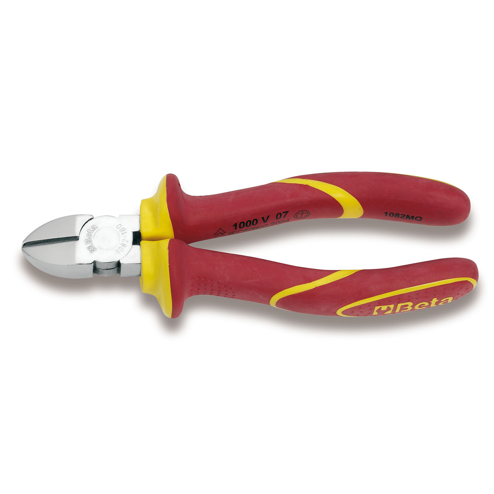 Beta Diagonal Cutting Pliers — 160mm OAL, 22mm Jaw Length, 20mm Jaw Width, Insulated 1000V, Model# 1082MQ 160